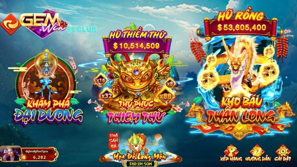 Giới thiệu về game bắn cá tại cổng game Gemwin