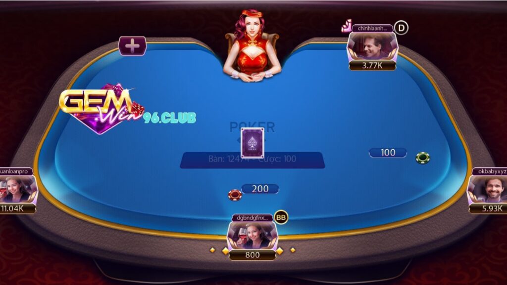 Thao tác trong game đánh bài poket