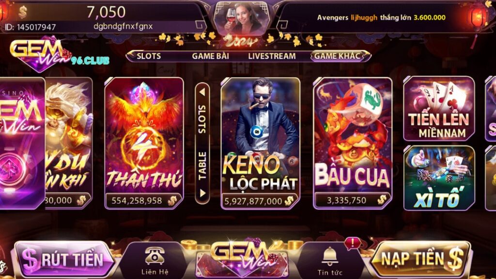 Giới thiệu keno tại Gemwin