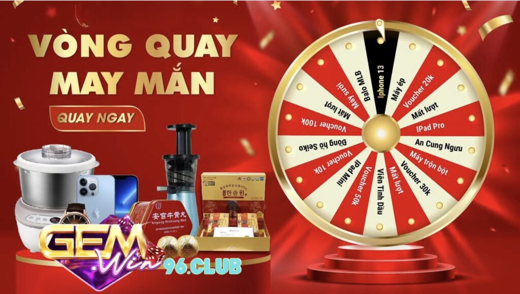 Giới thiệu về game vòng quay may mắn tại Gemwin